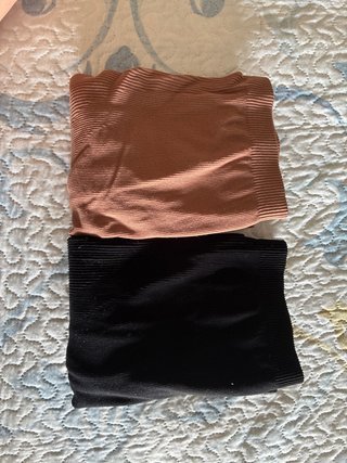 Leggings premamá negros y marrones