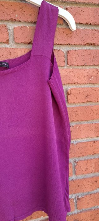 Top Morado Hilo