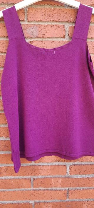 Top Morado Hilo