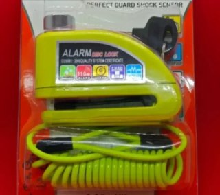 Candado Alarma Disco Moto Impermeable+ cable