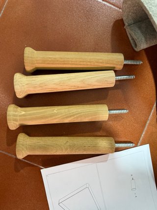 Estante Bolia fieltro lana madera