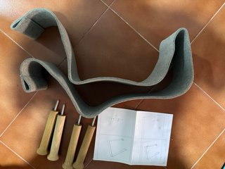 Estante Bolia fieltro lana madera