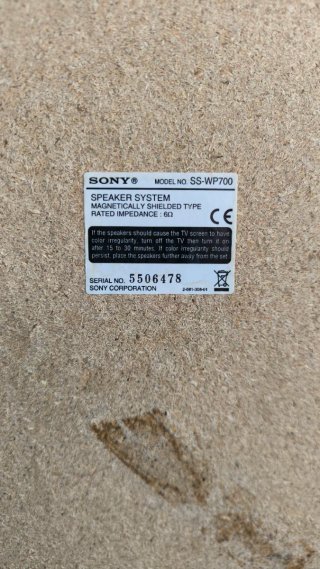 Subwoofer Sony ss-wp700