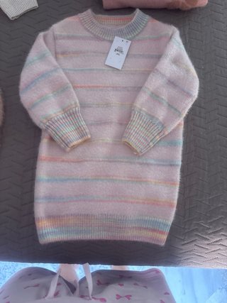 Lote 5 Vestidos Invierno Nuevos talla de niña 104