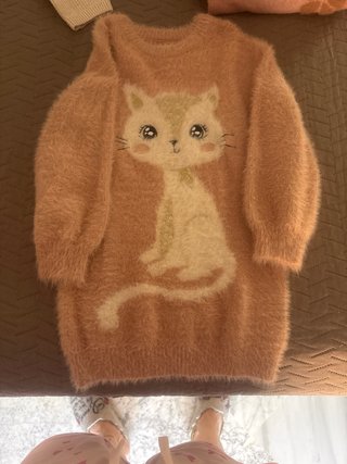 Lote 5 Vestidos Invierno Nuevos talla de niña 104