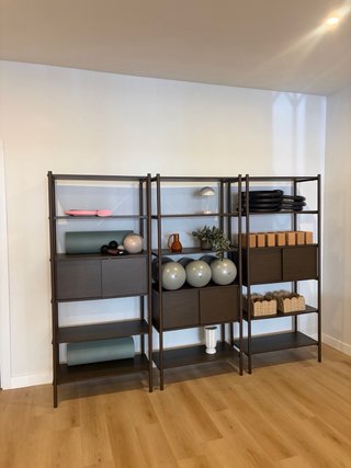 Estantería JYSK Roble 6 Estantes 2 Puertas