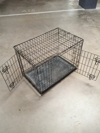 Jaula Transportin Animales Negra