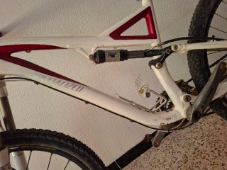 Bicicleta Montaña Specialized Blanca/Roja