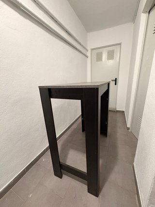 Barra de cocina madera negra/marrón