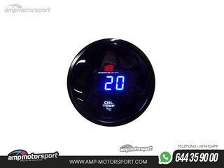 RELOJ TEMPERATURA ACEITE NEGRO DIGITAL