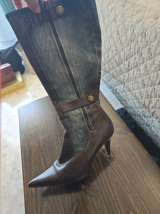 Botas Salsa Marrón y Azul Talla 36