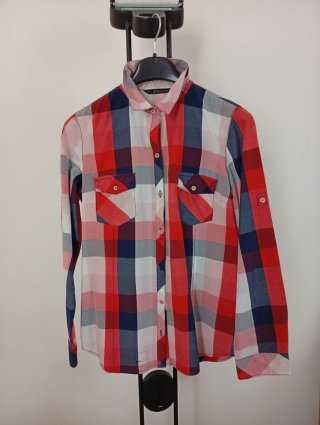 Camicia a quadri puro cotone