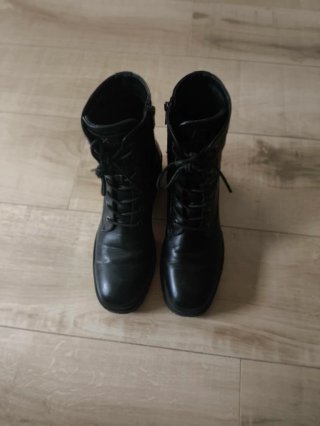 Botas militares XTI negras plataforma talla 41