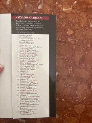 Libro Don Juan Manuel El conde lucanor