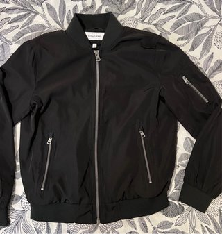 Chaqueta Bomber Calvin Klein Hombre Negra P