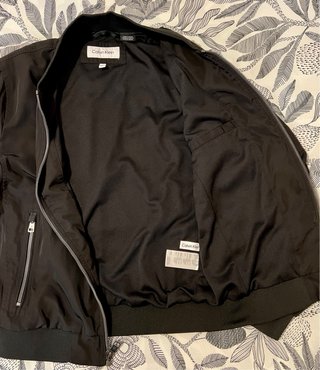 Chaqueta Bomber Calvin Klein Hombre Negra P