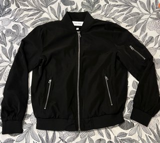 Chaqueta Bomber Calvin Klein Hombre Negra P