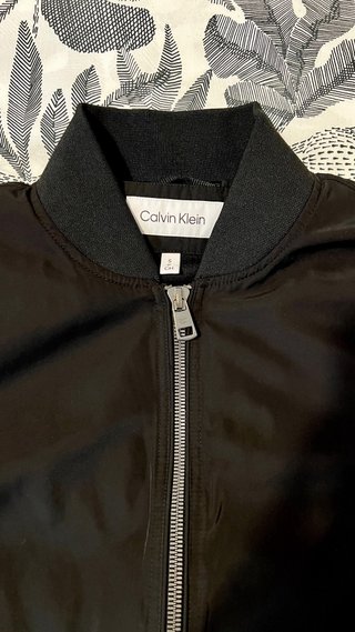 Chaqueta Bomber Calvin Klein Hombre Negra P