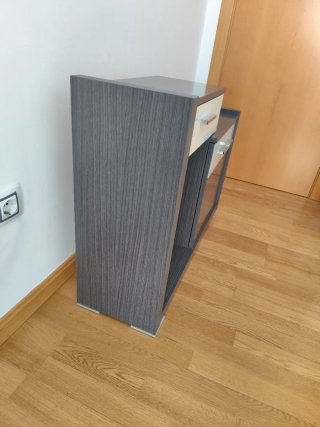 Mueble de entrada madera