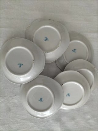 Platitos de pan 60-70 vintage vajilla antigua