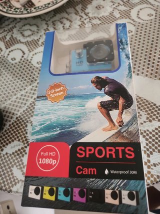 Cámara Deportiva Full HD 1080p Waterproof 30M