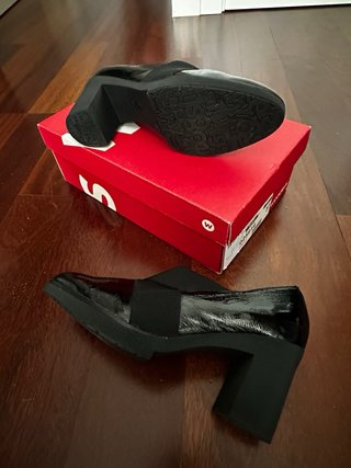Zapatos Wonders Mujer Talla 37 Tacón Alto Negro