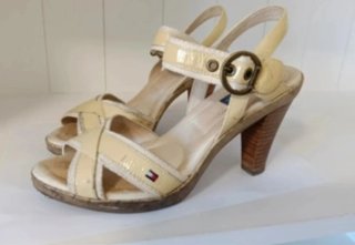 Sandalias Tommy Hilfiger Piel Beige Talla 38