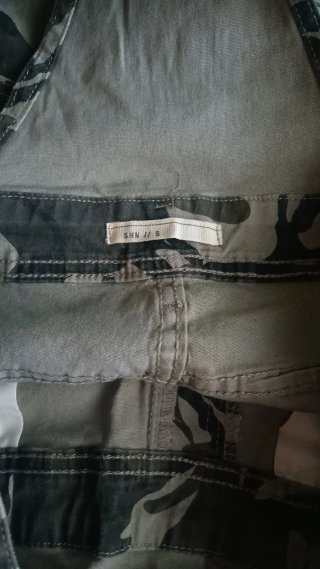 Peto corto militar camuflaje