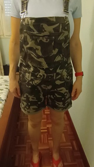 Peto corto militar camuflaje