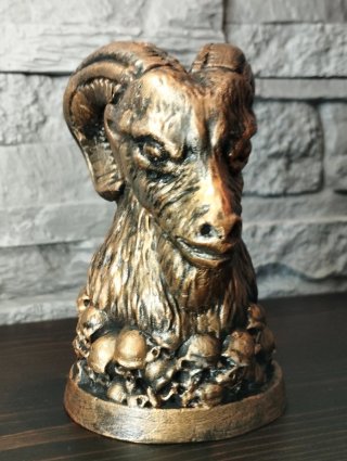 Statua Baphomet Capra Gotica Scultura Demone