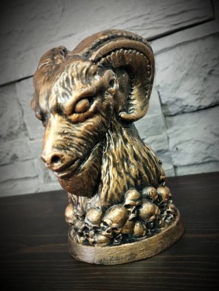 Statua Baphomet Capra Gotica Scultura Demone