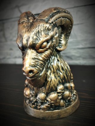 Statua Baphomet Capra Gotica Scultura Demone