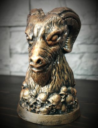 Statua Baphomet Capra Gotica Scultura Demone