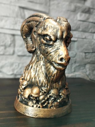 Statua Baphomet Capra Gotica Scultura Demone