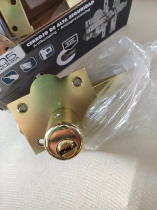 Cerrojo Alta Seguridad Latón N05