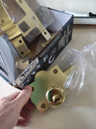 Cerrojo Alta Seguridad Latón N05