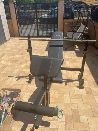 Banco de musculación multifunción ajustable