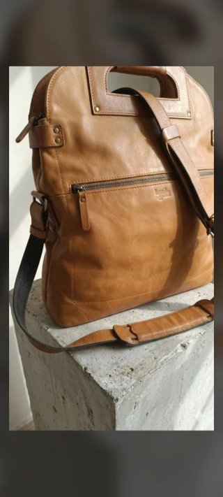 Bolso bandolera piel Hardgraft