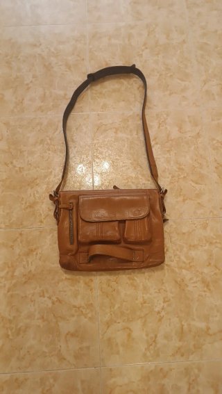 Bolso bandolera piel Hardgraft