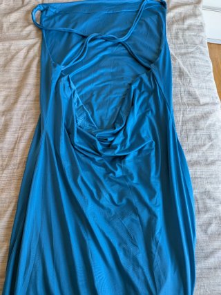 Vestido largo Sfera azul Talla S
