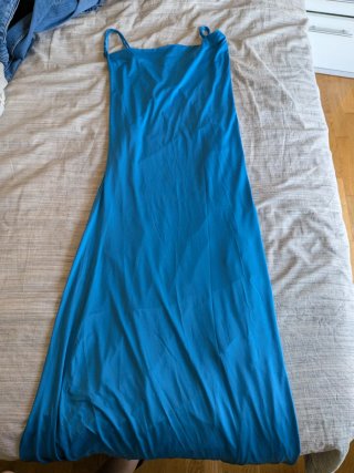 Vestido largo Sfera azul Talla S