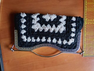Bolso de mano crochet elegante