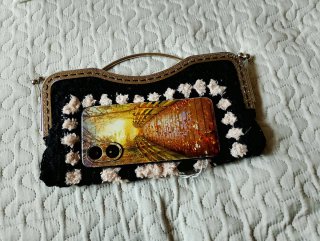 Bolso de mano crochet elegante