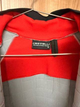 Chaqueta ciclismo  Castelli Invierno Talla M Roja