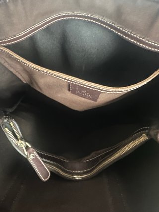 Borsa tote Gucci monogram marrone