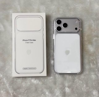 Funda iPhone 17 Pro Max Transparente Blanca