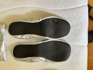 Ballerine pieghevoli donna oro/argento taglia 38