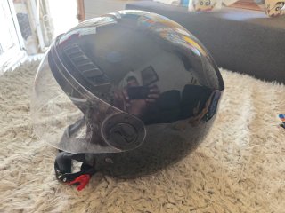 Casco Shiro Jet Negro Xl-Xxl