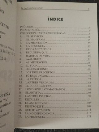 La actividad espiritual Cartas metafísicas