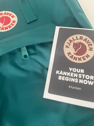 Mochila Fjallraven Kanken Verde Azulado